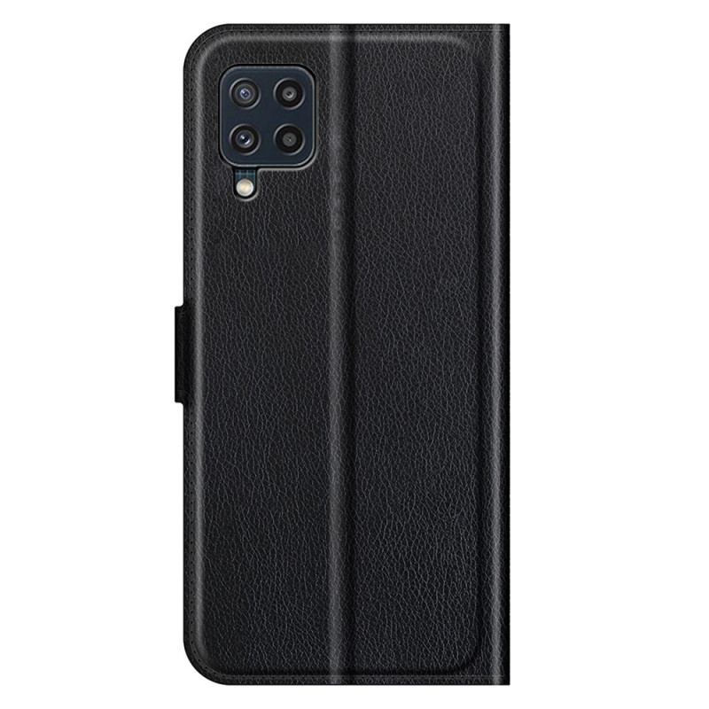 Housse Samsung Galaxy M32 Effet Cuir Litchi Classique