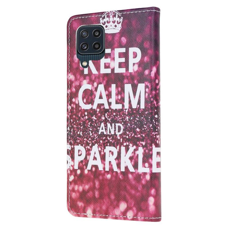 Housse Samsung Galaxy M32 Keep Calm and Sparkle