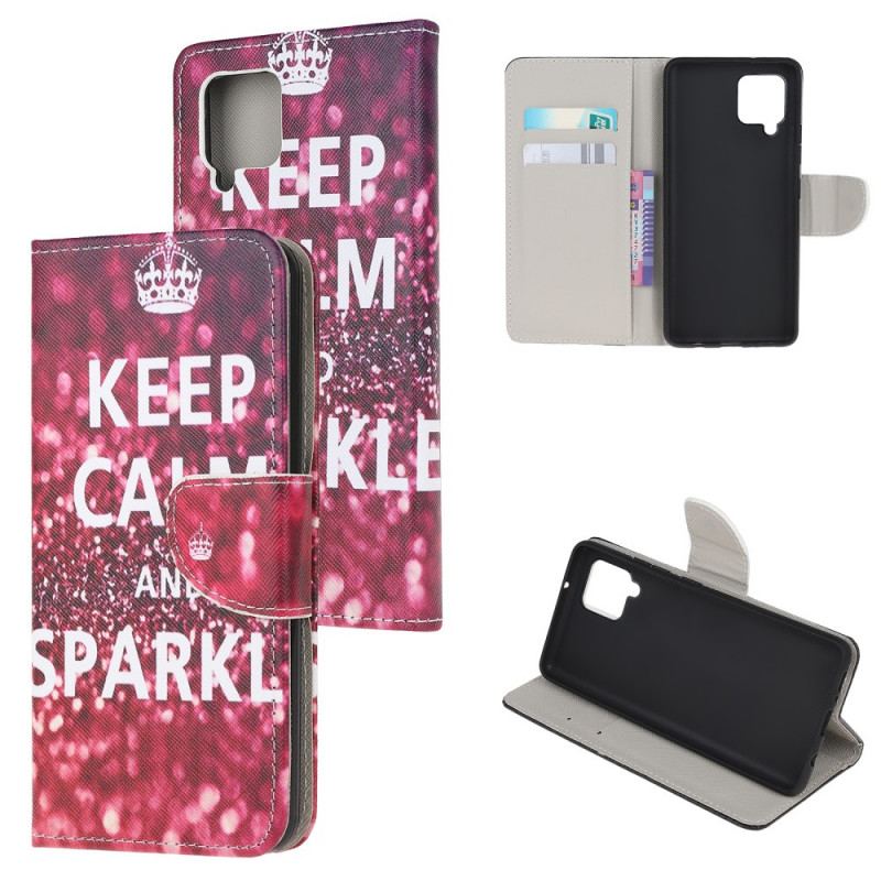 Housse Samsung Galaxy M32 Keep Calm and Sparkle