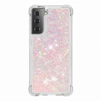 Coque Samsung Galaxy S21 Plus 5G Désires Paillettes