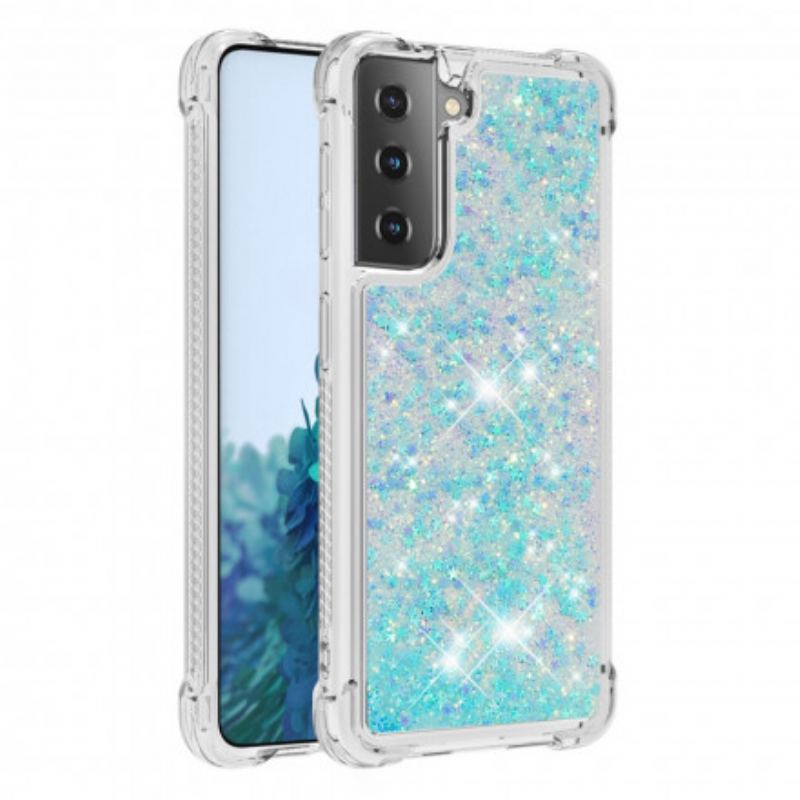 Coque Samsung Galaxy S21 Plus 5G Désires Paillettes