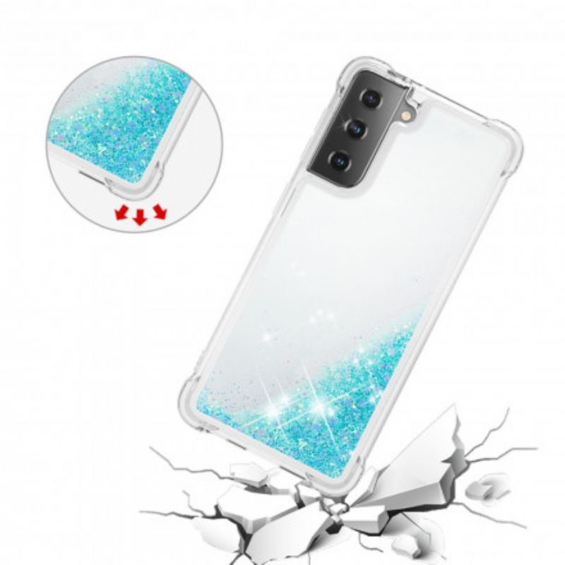 Coque Samsung Galaxy S21 Plus 5G Désires Paillettes