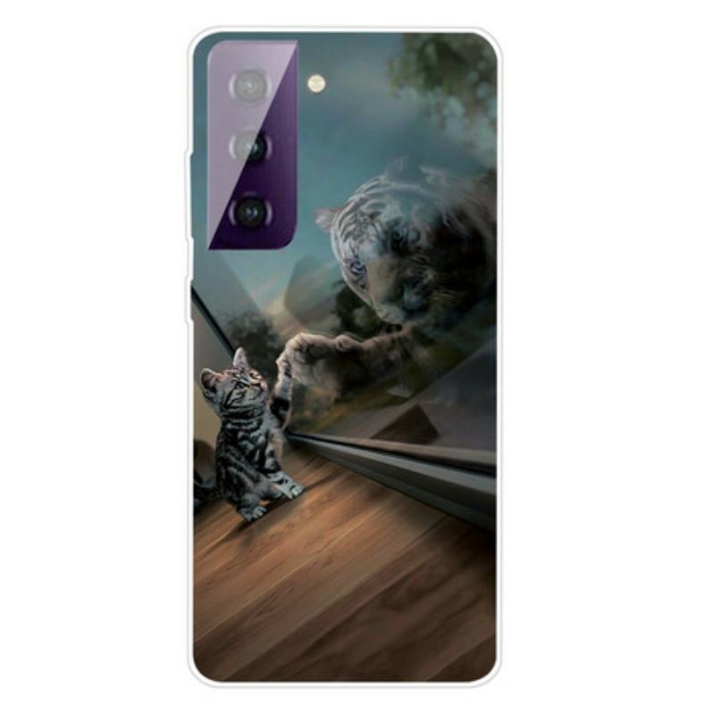 Coque Samsung Galaxy S21 Plus 5G Rêve de Chaton