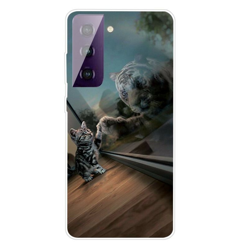 Coque Samsung Galaxy S21 Plus 5G Rêve de Chaton