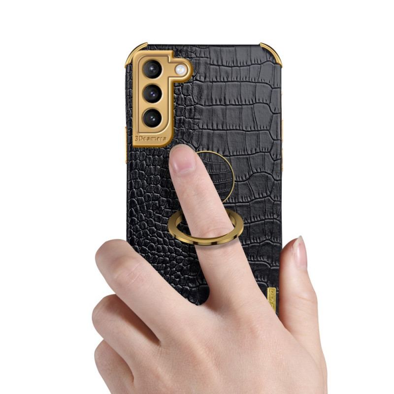 Coque Samsung Galaxy S21 Plus 5G X-CASE Effet Peau Crocodile