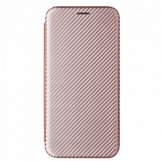 Flip Cover Samsung Galaxy S21 Plus 5G Fibre Carbone