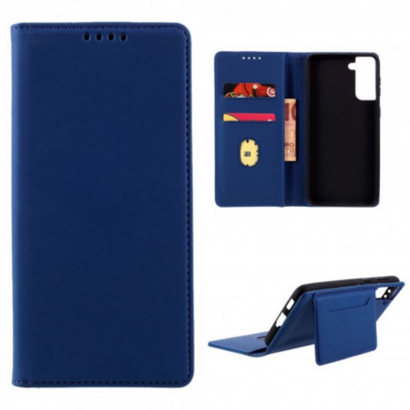 Flip Cover Samsung Galaxy S21 Plus 5G Porte-Carte Support