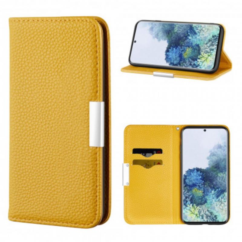 Flip Cover Samsung Galaxy S21 Plus 5G Simili Cuir Litchi Ultra Chic