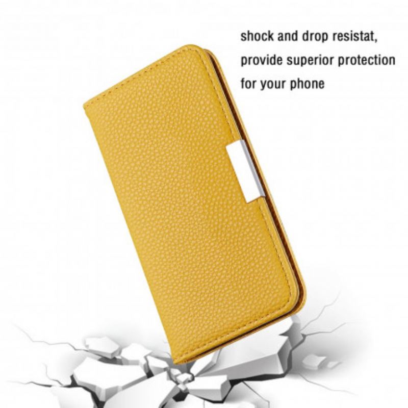 Flip Cover Samsung Galaxy S21 Plus 5G Simili Cuir Litchi Ultra Chic