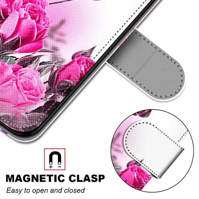 Housse Samsung Galaxy S21 Plus 5G Fleurs Magiques