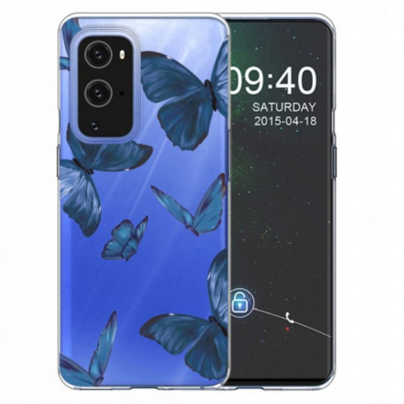 Coque OnePlus 9 Papillons Sauvages