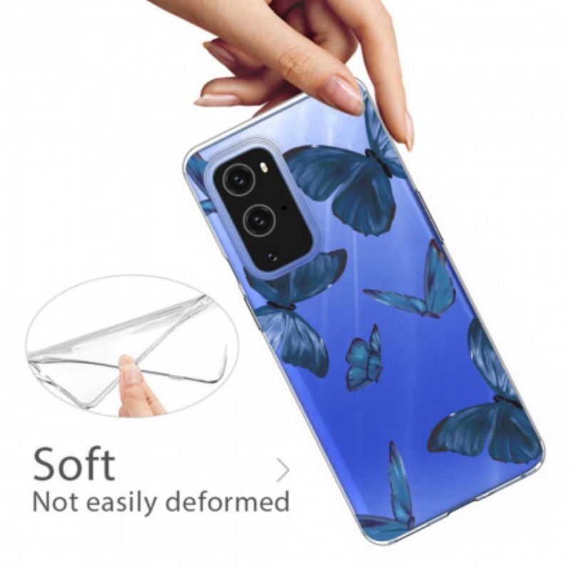 Coque OnePlus 9 Papillons Sauvages