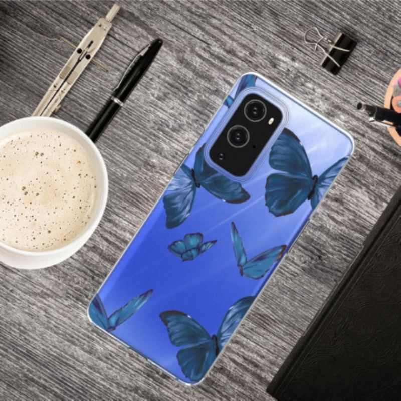 Coque OnePlus 9 Papillons Sauvages