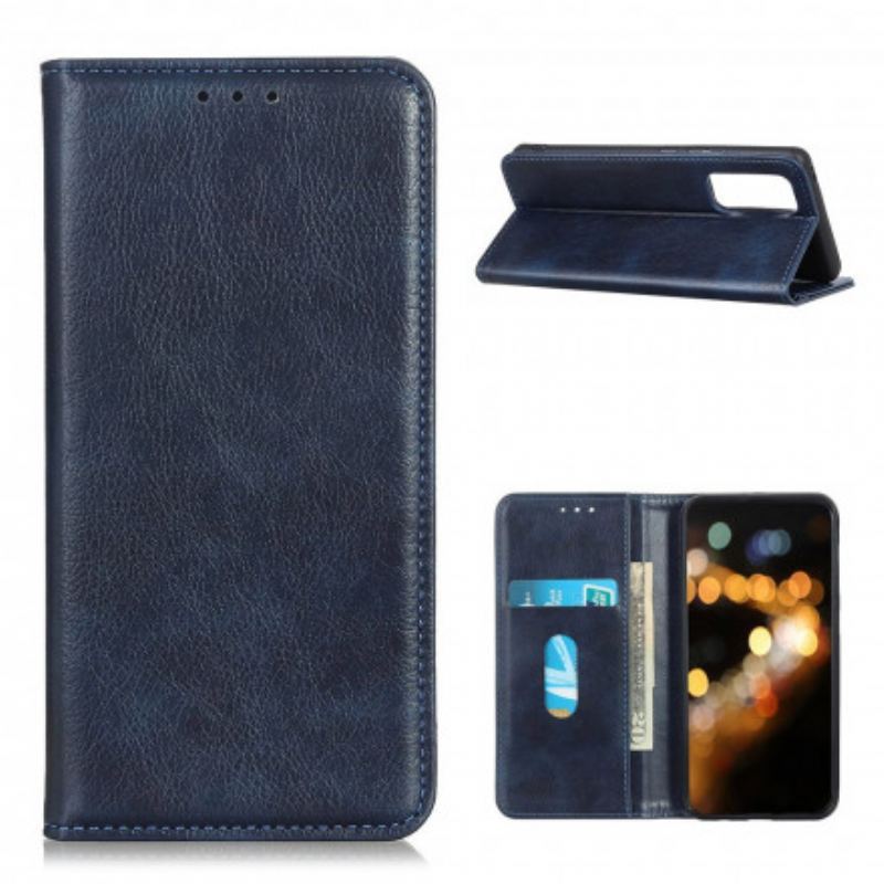 Flip Cover OnePlus 9 Cuir Fendu Litchi