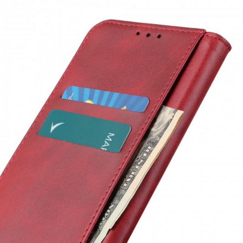 Flip Cover OnePlus 9 Cuir Fendu Sobre