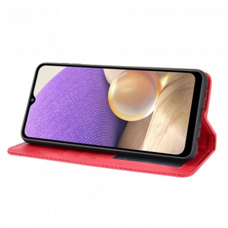 Flip Cover OnePlus 9 Effet Cuir Vintage Stylisé