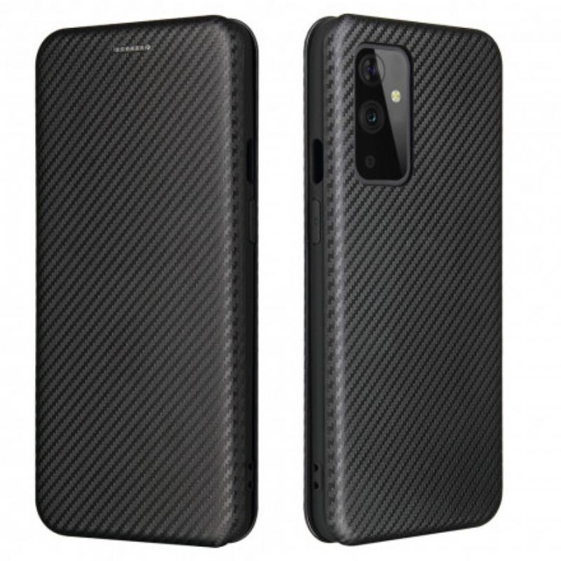 Flip Cover OnePlus 9 Silicone Carbone