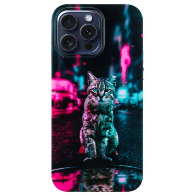 Coque iPhone 16 Pro Chat en Ville