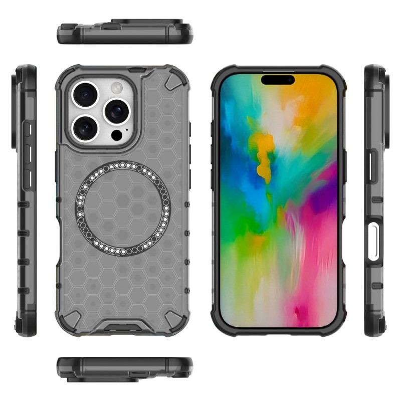 Coque iPhone 16 Pro Magnétique Nid d'Abeille