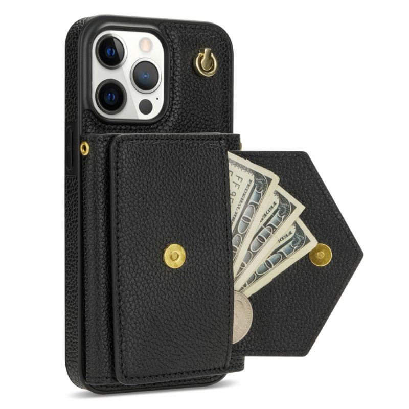 Coque iPhone 16 Pro Porte-Cartes et Lanière