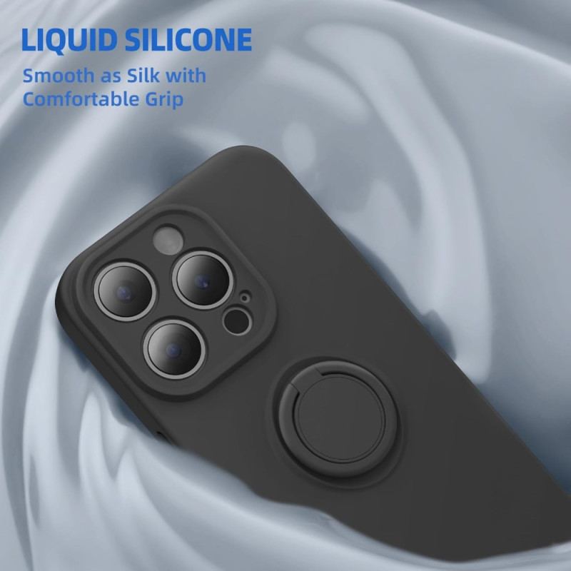 Coque iPhone 16 Pro Silicone Liquide à Lanière