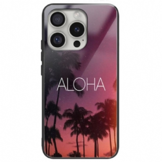 Coque iPhone 16 Pro Verre Trempé ALOHA