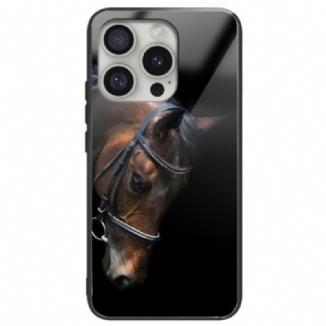 Coque iPhone 16 Pro Verre Trempé Tête de Cheval