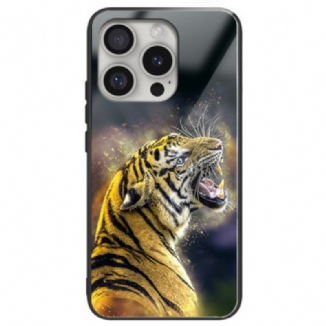 Coque iPhone 16 Pro Verre Trempé Tigre Rugissant