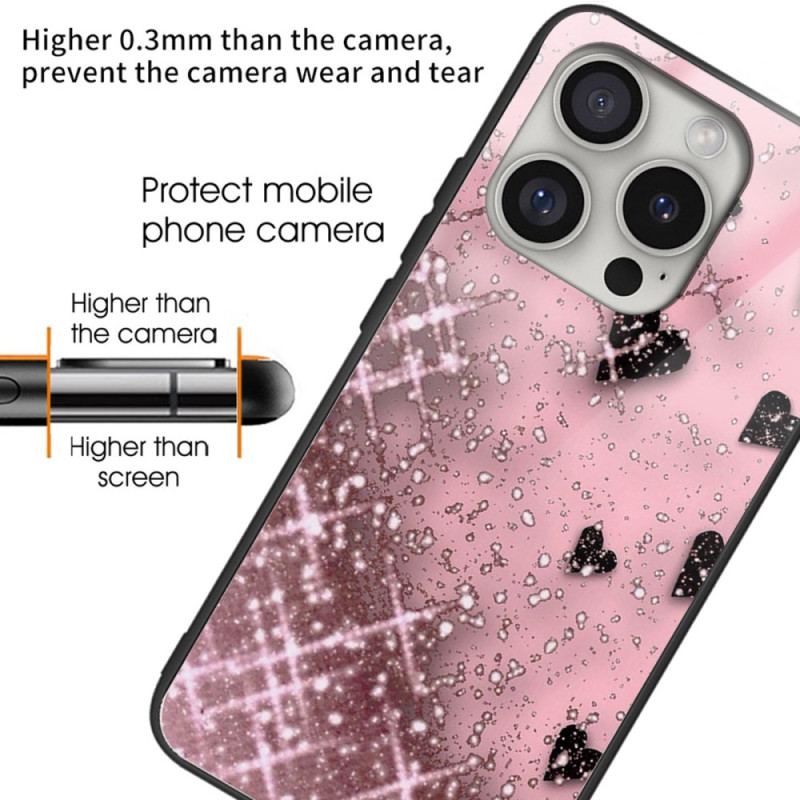 Coques iPhone 16 Pro Verre Trempé Coeurs