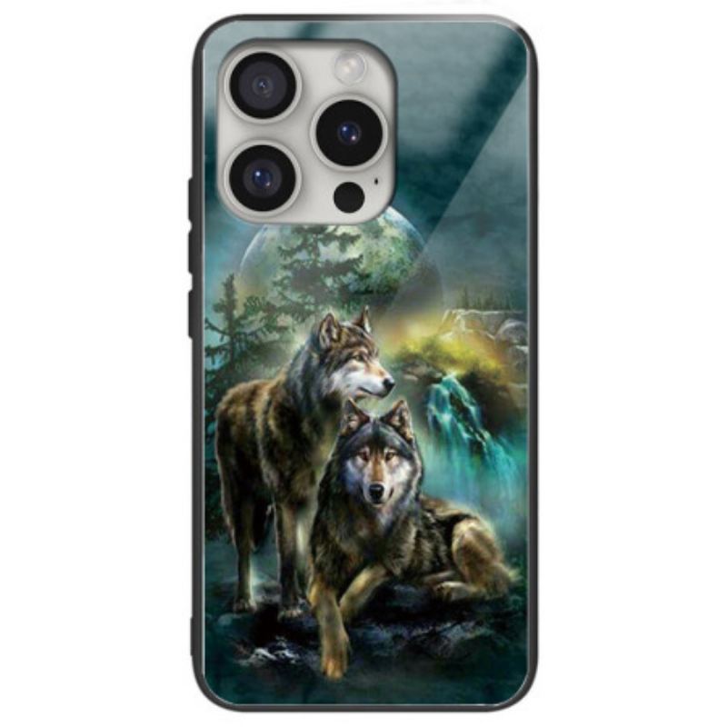 Coques iPhone 16 Pro Verre Trempé Loups