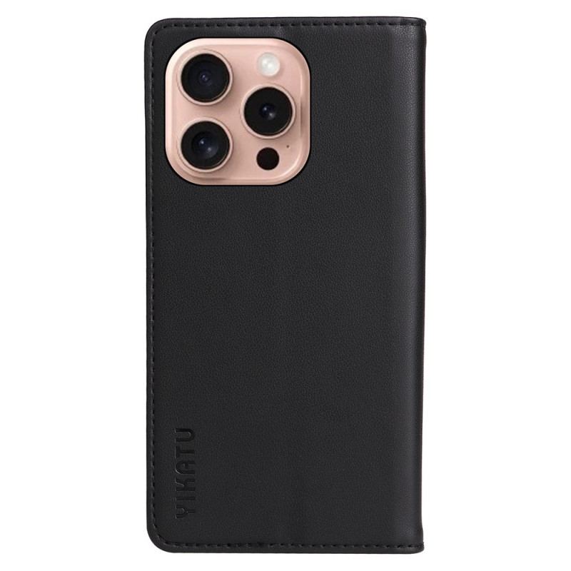 Flip Cover iPhone 16 Pro Classique YIKATU