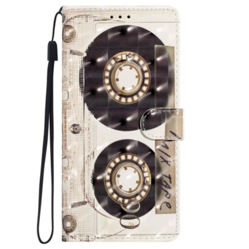 Housse iPhone 16 Pro Cassette à Lanière