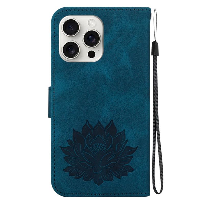 Housse iPhone 16 Pro Fleur de Lotus