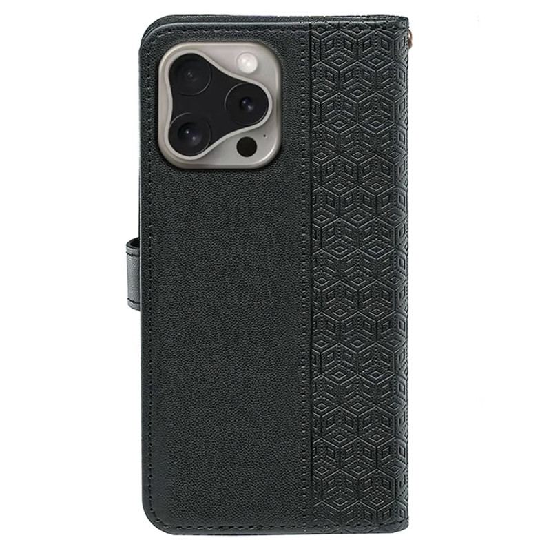 Housse iPhone 16 Pro Grille Cubique