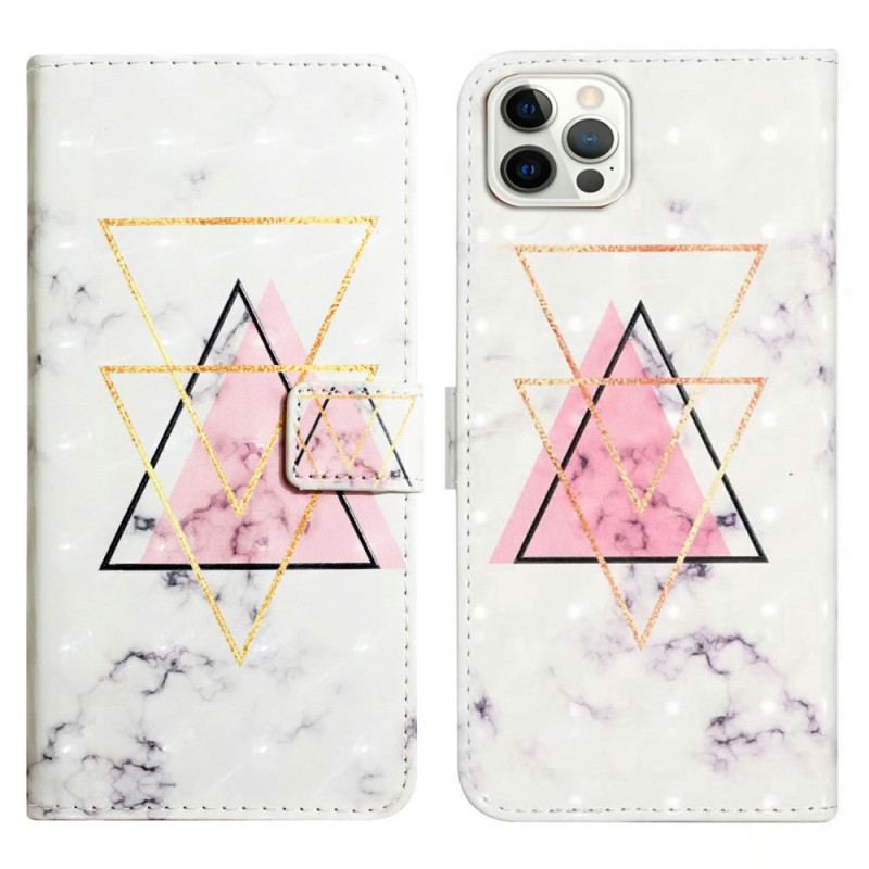 Housse iPhone 16 Pro Marbre Triangle