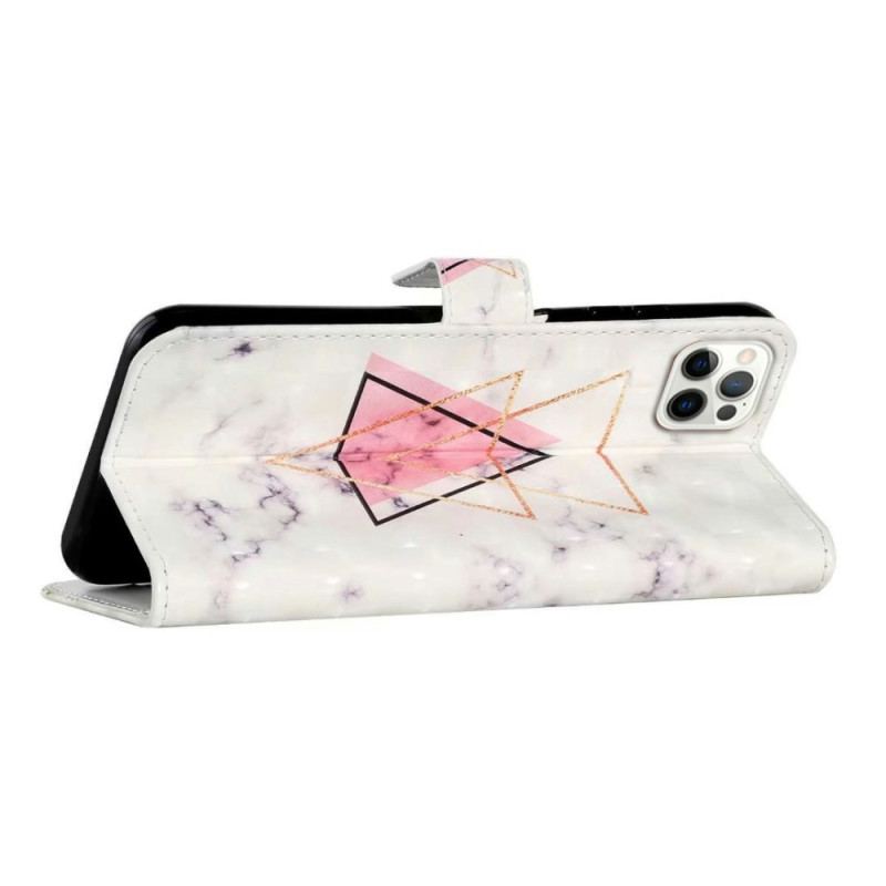 Housse iPhone 16 Pro Marbre Triangle