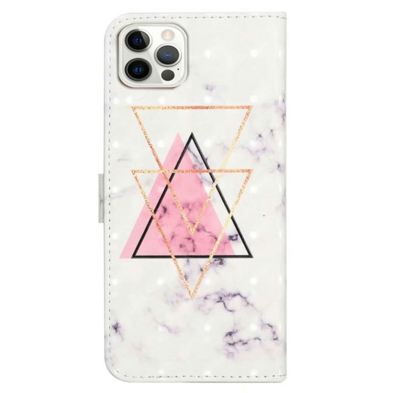 Housse iPhone 16 Pro Marbre Triangle