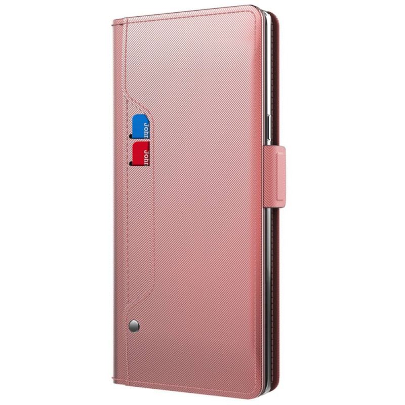 Housse iPhone 16 Pro Miroir et Porte-Cartes Amovible