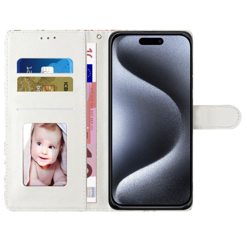 Housse iPhone 16 Pro Squelette Fumant à Lanière