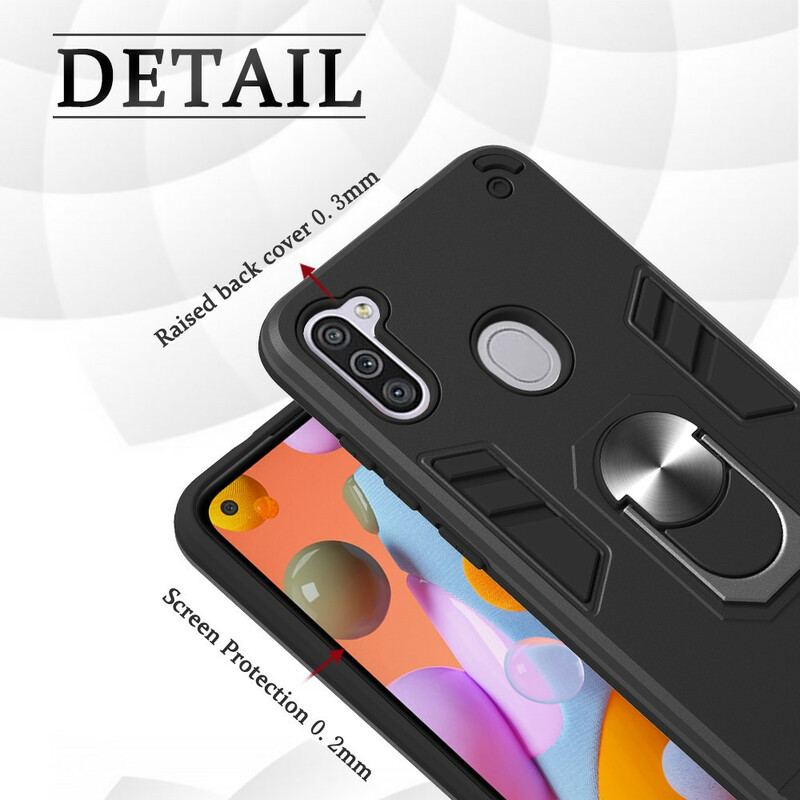 Coque Samsung Galaxy M11 Détachable avec Anneau Support