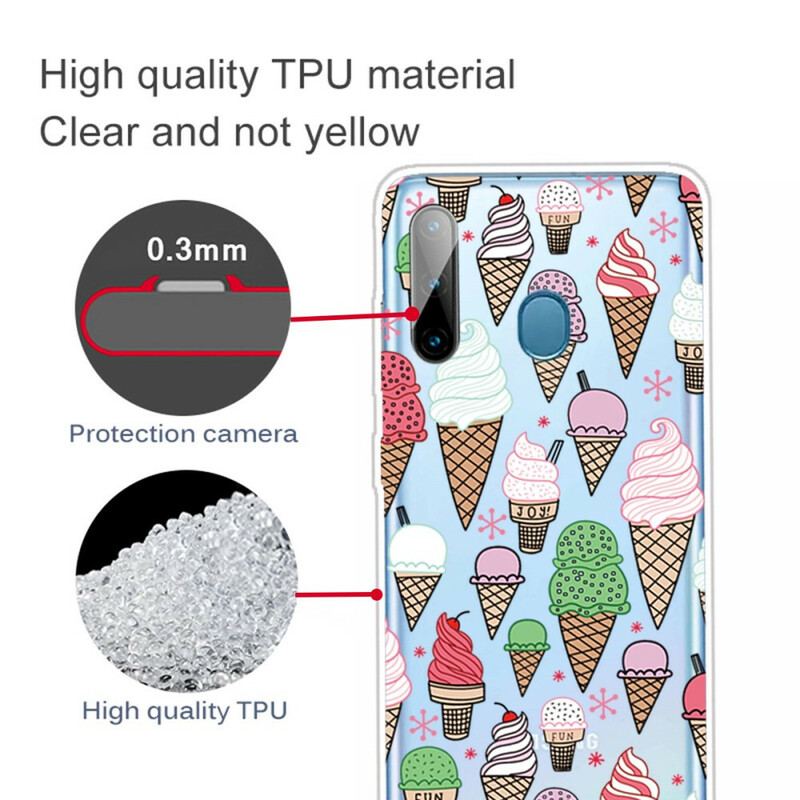 Coque Samsung Galaxy M11 Glaces à la Crème