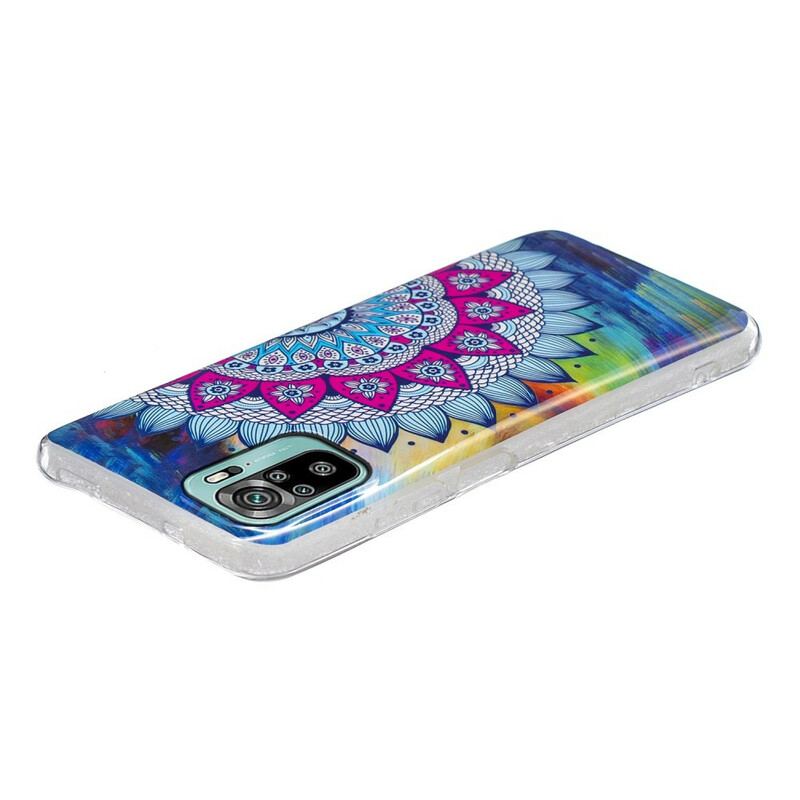 Coque Xiaomi Redmi Note 10/10S/Poco M5s Mandala Coloré Fluorescente