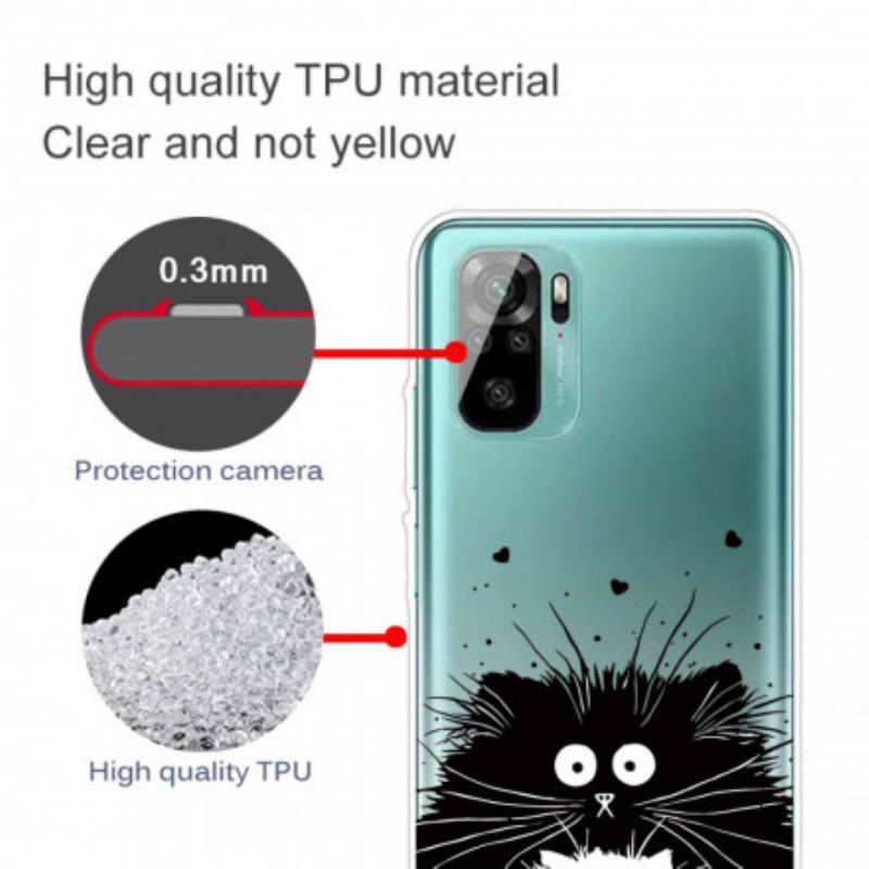 Coque Xiaomi Redmi Note 10/10S/Poco M5s Regarde les Chats