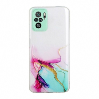 Coque Xiaomi Redmi Note 10/10S/Poco M5s Silicone Effet Marbré