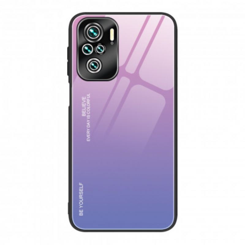 Coque Xiaomi Redmi Note 10/10S/Poco M5s Verre Trempé Be Yourself