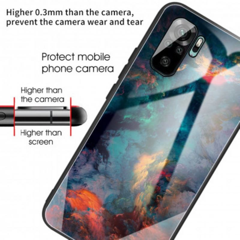 Coque Xiaomi Redmi Note 10/10S/Poco M5s Verre Trempé Ciel