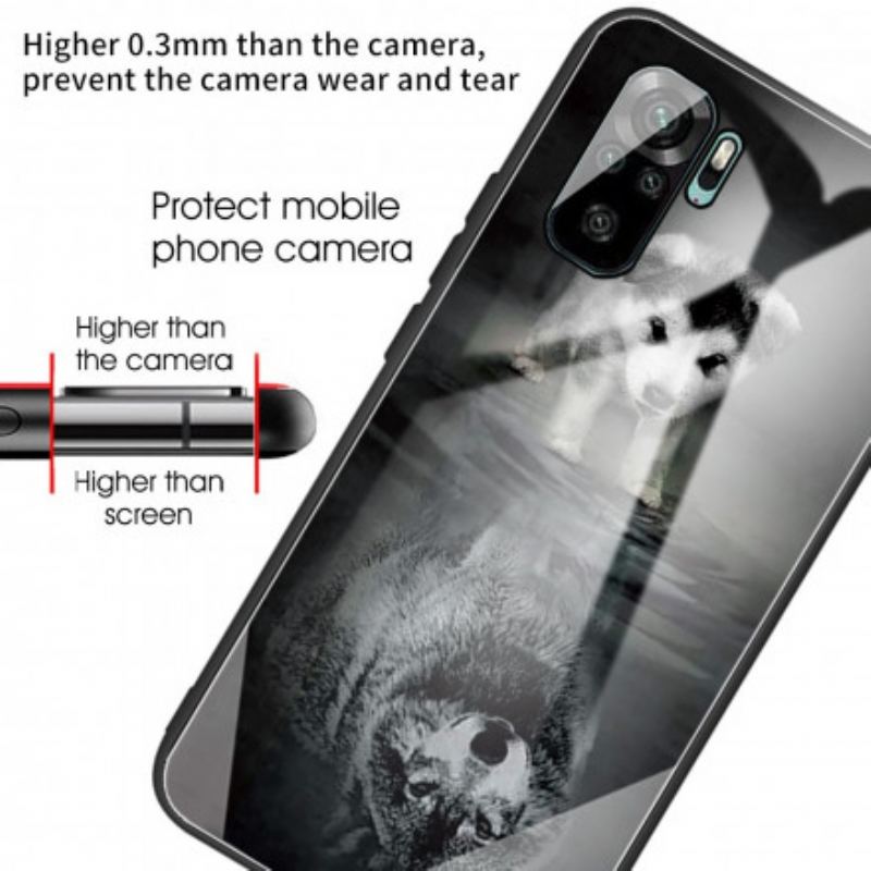 Coque Xiaomi Redmi Note 10/10S/Poco M5s Verre Trempé Rêve de Chiot