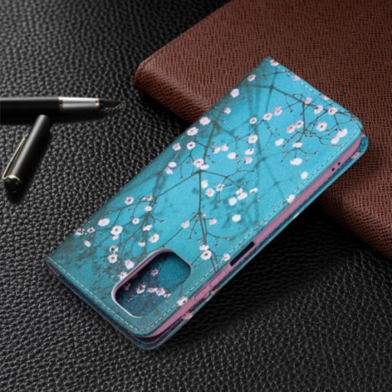 Flip Cover Xiaomi Redmi Note 10/10S/Poco M5s Branches Fleuries