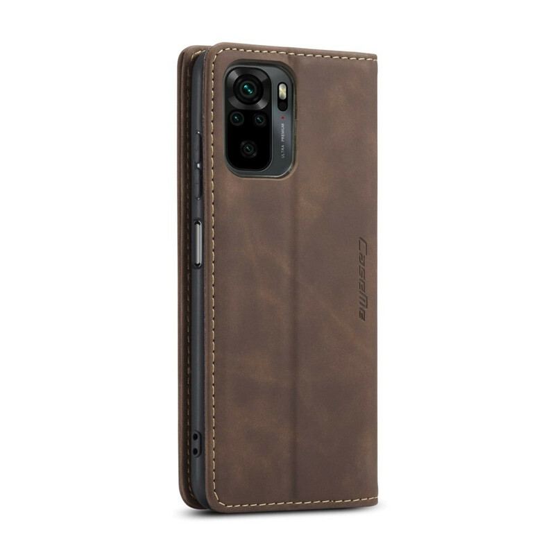 Flip Cover Xiaomi Redmi Note 10/10S/Poco M5s Effet Cuir CASEME