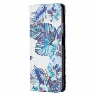 Flip Cover Xiaomi Redmi Note 10/10S/Poco M5s Feuilles